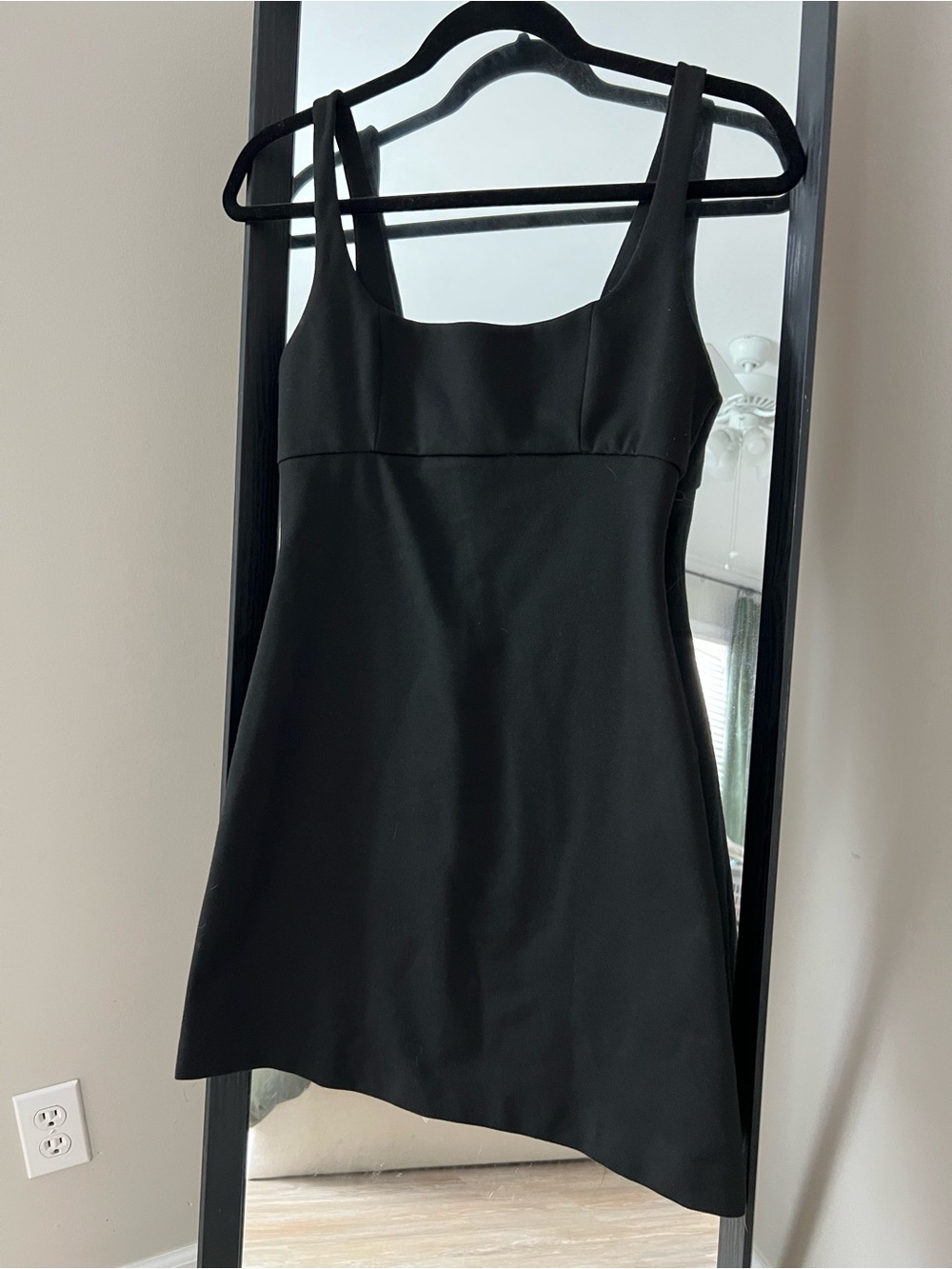 Mango Black Tank Mod Style Mini Dress